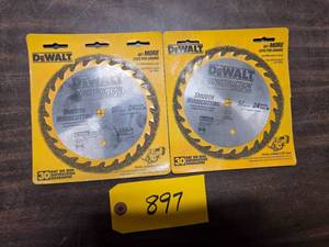 (2) 5 38 Saw Blades...