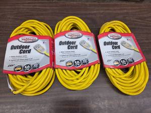 (3) Heavy Duty Extension Cords, 12...