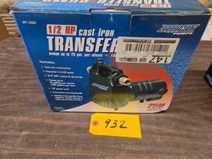 Barracuda 12 hp. Transfer Pump...