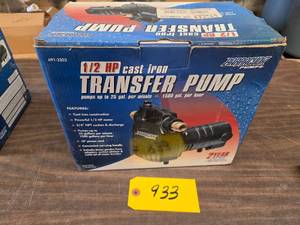 Barracuda 12 hp. Transfer Pump...