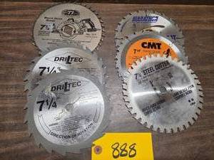 (6) Assorted 7 14  Saw Blades...