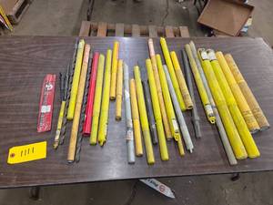 Assorted Rotary Hammer Chisels & Ca...