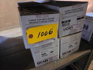 (8) Boxes 4 Concrete Anchors...