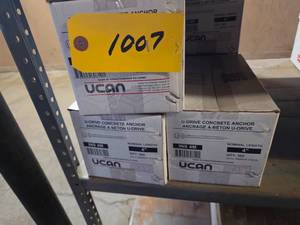 (7) Boxes 4 Concrete Anchors...