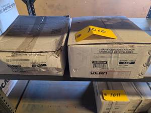 (2) Boxes 3 12 Concrete Anchors...
