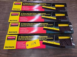 (4) Rubbermaid 24 Broom Heads...