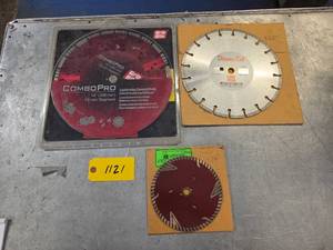 (3) Diamond Saw Blades...