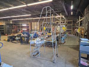 Cotterman Rolling Safety Ladder, 80...