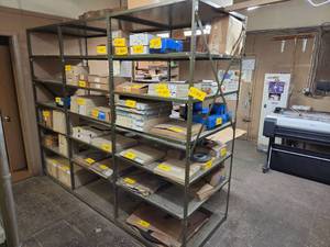 (3) Sections Steel Shelving, 36x36x...