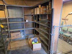 (10) Sections Steel Shelving, 36x18...