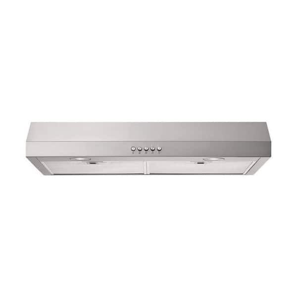 Vissani 30 in. 320CFM Convertible Under Cabinet Range Hood in Stainless Steel