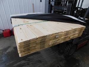 1 x 8 x 8 Ponderosa Pine #3 or better Tongue & Groove Reversible 116 WP4 - 696 Linear Feet