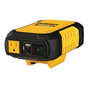 DEWALT 2-Way 225-Watt Power Inverter Compatible with 20-Volt XR 5 AH Lithium-Ion Battery (Not Included)