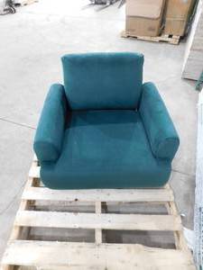 Lifestyle Solutions Knoxville Green Velvet Arm Chair