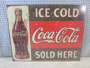 (G-1) Ice Cold Coca-Cola Sold Here ...