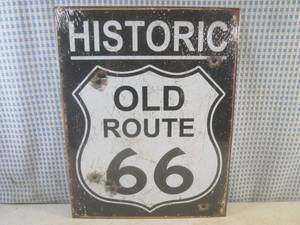 (EC1) Historic Old Route 66 Tin Sig...