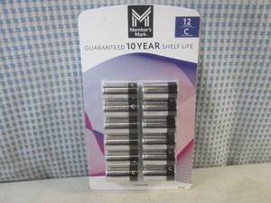 (EC1) 12-Pack of C Batteries Dated ...