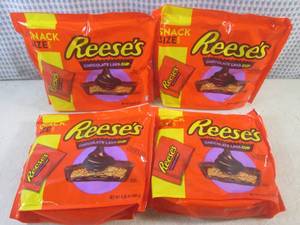 (B-1) 4 Bags of Snack Size Reeses C...