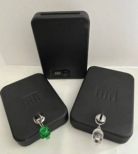 Lock Box Set - 3 Portable Key Storage Boxes with 3-Digit Locks