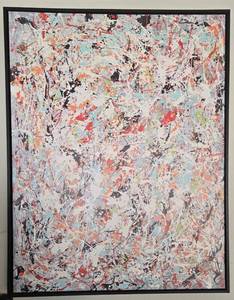 Jackson Pollock - ORGANIZED CHAOS Canvas Screen-Print Reproduction