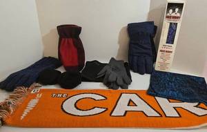 Winter Accessories L.L.Bean Gloves, Buffalo Plaid Wool Mittens, Neck Warmers, Ear Muffs, Scarf