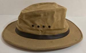 Vintage Filson Tin Cloth Packer Hat XXL