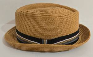 Hats in the Belfry Straw Hat XX-Large with Striped Band