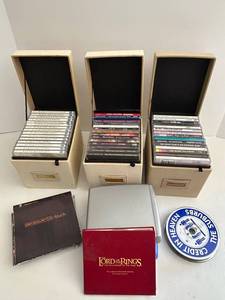 Rhino Blues Masters Volumes 1-15 CD Collection & The Lord of the Rings Soundtrack & 3 Storage Boxes