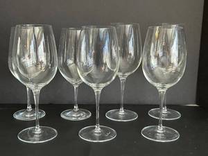 Luigi Bormioli Signed Wine Glasses (Lot of 7)