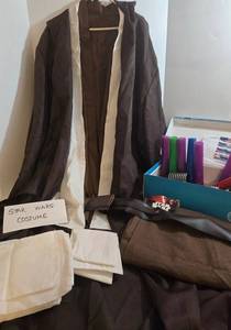 Star Wars Obi-Wan Jedi Costume XXXL Brown Robe & White Tunics with Belt