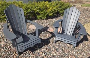 Leisure Line Adirondack Chairs - Pair