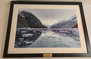 Dawes Glacier Framed Photograph - Spring Vacation - 20x28 - WOMCF-105-048C-20x28