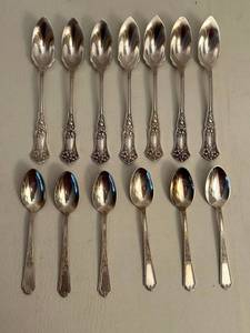 Rogers Bros 1847 Silver Plated Spoons - 13 Pcs (2 Sets)