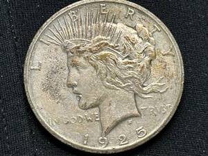 1925 Peace Dollar - United States One Dollar Silver Coin