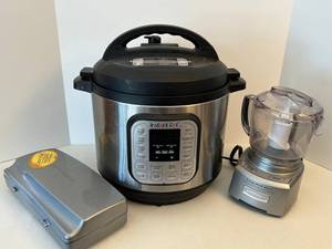 Instant Pot Duo - Hamilton Beach Food Sealer - Cuisinart Mini Chopper