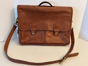 COACH Prescott Diplomat Briefcase - Leather, 16W x 12H x 5D, Twist-Lock