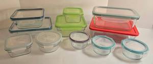 Glass Food Storage Containers - Assorted Sizes
