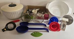 Kitchenware Tools - Colander, Salad Spinner, Measuring Cups, Spoons, Strainers, Funnels,