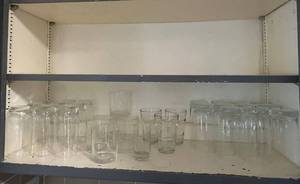 Glassware Assortment Clear Highball & Tumbler Glasses