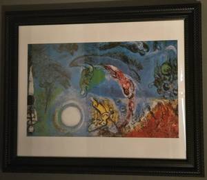 Marc Chagall The Concert Framed Print Reproduction