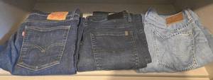 Levis 513 Jeans - Tommy Bahama Jeans & Buffalo David Bitton - Mens 36x32