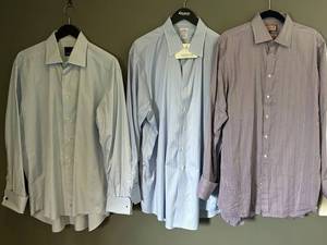 David Donahue XXL Dress Shirts - Thomas Pink Prestige 17-36 12 - Brooks Brothers 18-36 (Lot of 3)
