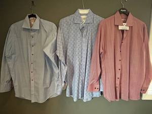 Sam Surin Bespoke Custom Made Shirts - Mens XXL (Lot of 3)