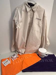 FUJIFILM Collectibles Bundle - Port Authority Shirt, Mug, Towels & Accessories