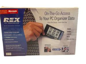 REX PC Companion with Docking Station - On-The-Go PC Organizer Data (REX-3-DS)