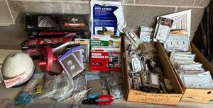 Assorted Outlet Plates & Specialty Light Switches - Electrical Hardware Lot