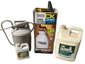 Deck & Home Universal Sprayer Kit - 2 Sprayer Tanks wDeck Cleaning Products