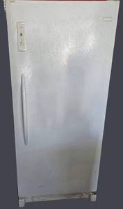 Upright Freestanding Frigidaire Freezer - White, Single-Door