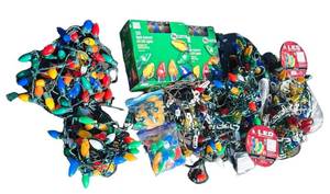 LED Christmas Outdoor Holiday Lights Lot - New and Used