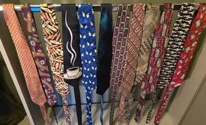 12 Assorted Mens Ties - Garcia, IMV, Banana Republic, Blues Brothers and Others